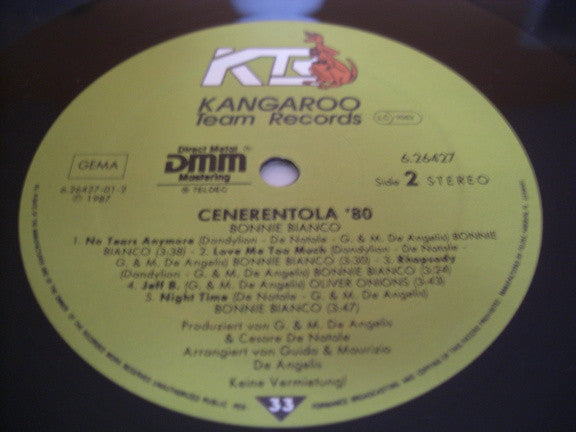 Bonnie Bianco : Cenerentola '80 - Cinderella '87 (Aus Der Gleichnamigen TV-Serie) ‎ (LP, Comp)