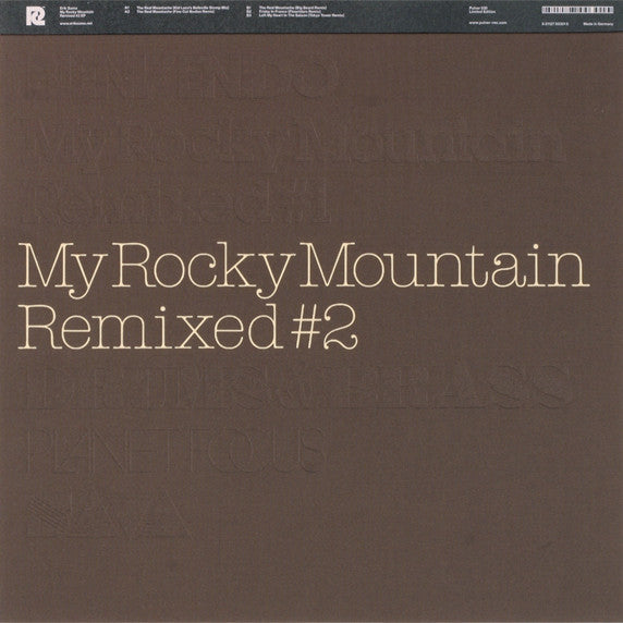 Erik Sumo : My Rocky Mountain Remixed #2 (12", EP)
