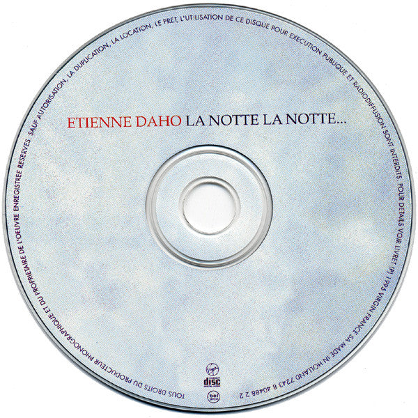 Etienne Daho : La Notte La Notte… (CD, Album, RE, RM)