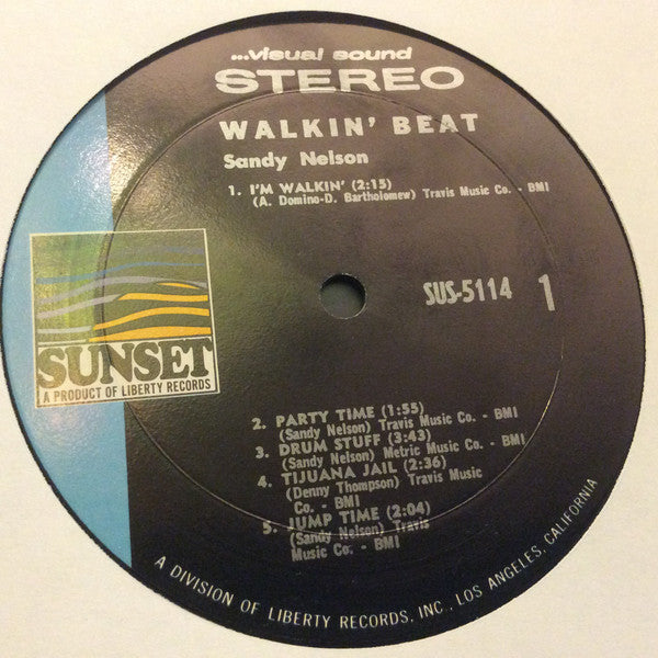 Sandy Nelson : Walkin' The Beat (LP, Comp)