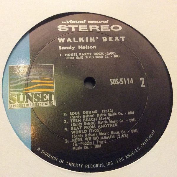 Sandy Nelson : Walkin' The Beat (LP, Comp)