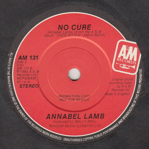 Annabel Lamb : Riders On The Storm (7", Single, Promo)