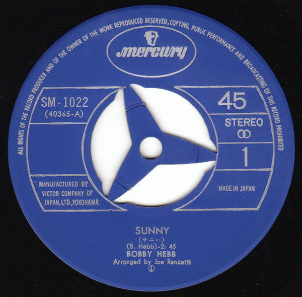 Bobby Hebb : Sunny / Bread (7", Single, RP)