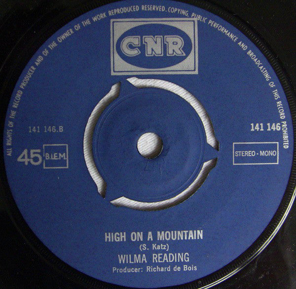 Wilma Reading : If You Hold My Hand (7", Single)