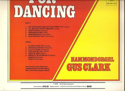 Gus Clark : Hammond For Dancing (LP, Album)