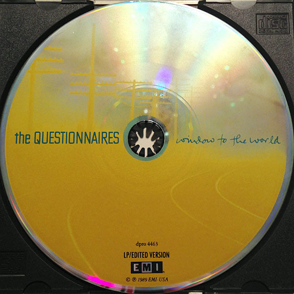 Questionnaires : Window To The World (CD, Single, Promo)