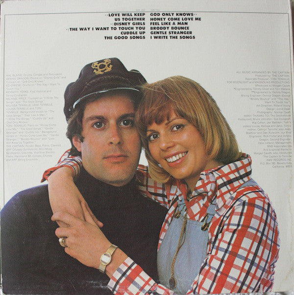 Captain And Tennille : Love Will Keep Us Together (LP, Album, Pit)