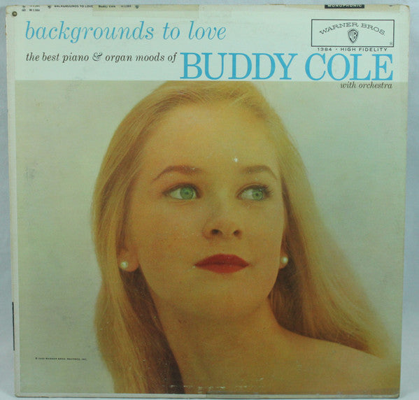 Buddy Cole : Backgrounds To Love (LP, Album, Mono)