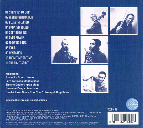 Quintetto Lo Greco : The Right Spirit (CD, Album)