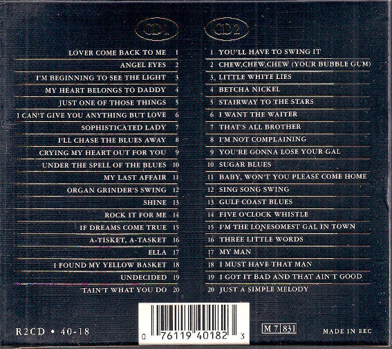 Ella Fitzgerald : The Gold Collection - 40 Classic Performances (2xCD, Comp + Box, Dlx)