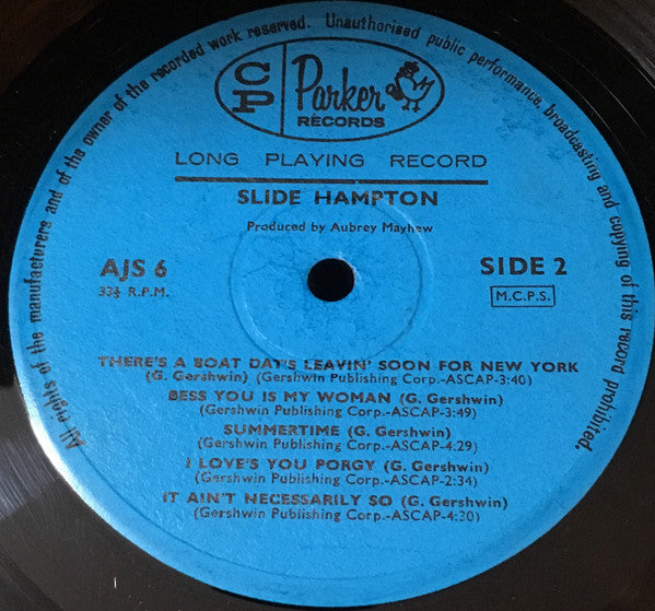 Slide Hampton : Two Sides Of Slide (LP, Album, Mono)