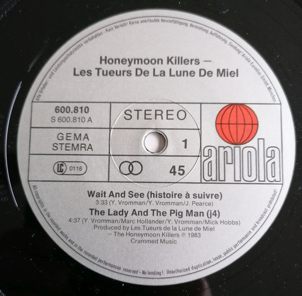 The Honeymoon Killers - Les Tueurs De La Lune De Miel : Subtitled Remix (12", EP)