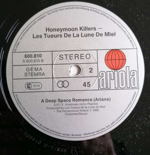 The Honeymoon Killers - Les Tueurs De La Lune De Miel : Subtitled Remix (12", EP)