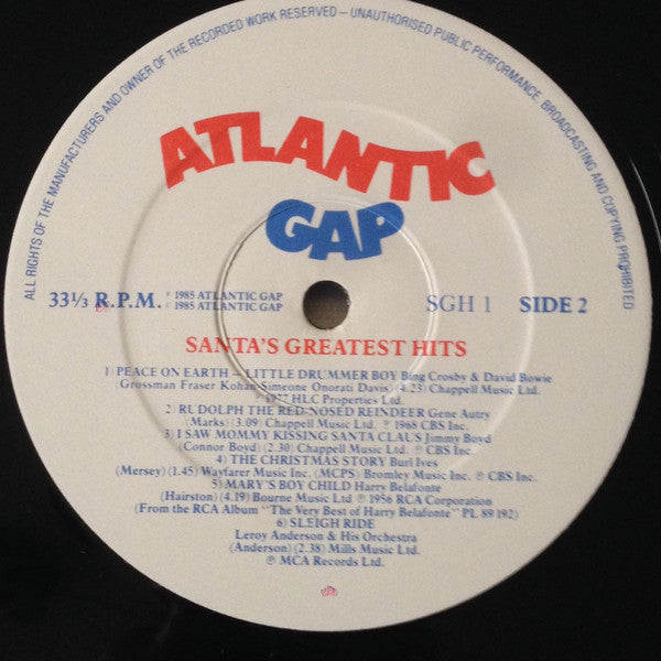 Various : Santa's Greatest Hits (2xLP, Comp, Gat)