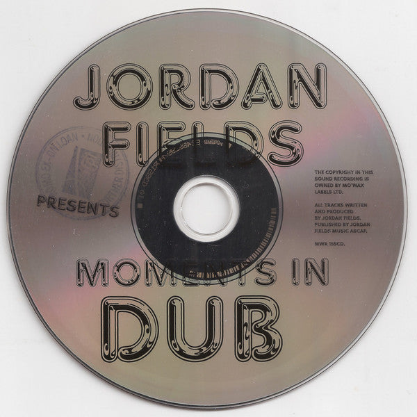 Jordan Fields : Moments In Dub (CD, Album)