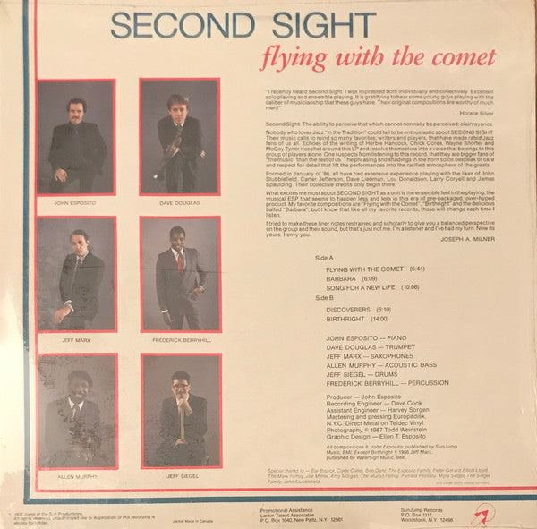 Second Sight (13) : Flying With The Comet (LP)