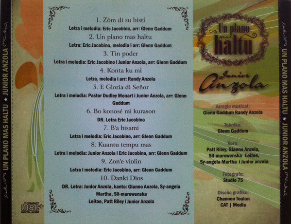 Junior Anzola : Un Plano Mas Haltu (CDr, Album)