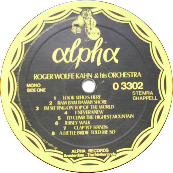 Roger Wolfe Kahn And His Orchestra : 16 Original 1925-'29 Recordings (LP, Comp)