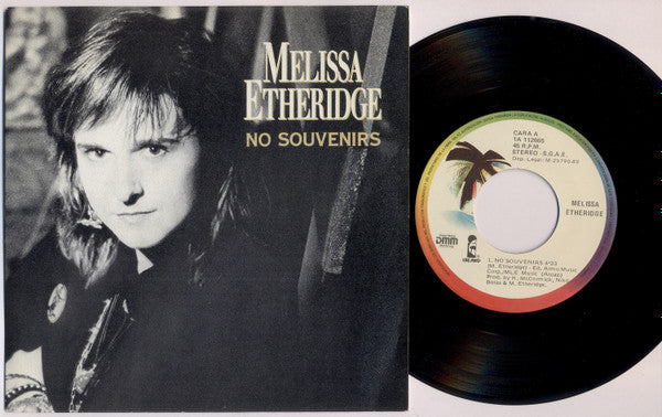 Melissa Etheridge : No Souvenirs (7", Single)
