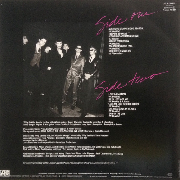 Mink DeVille : Coup De Grâce (LP, Album)
