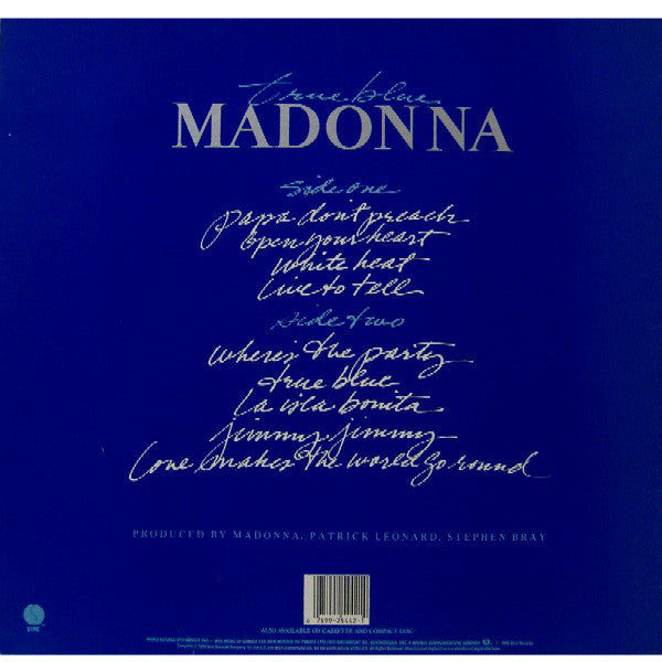 Madonna : True Blue (LP, Album)
