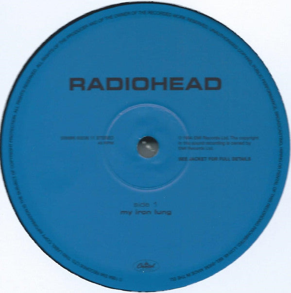 Radiohead : My Iron Lung (12", EP, Ltd, RE, 180)