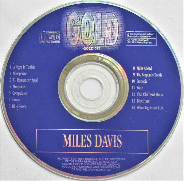 Miles Davis : Gold (CD, Comp)