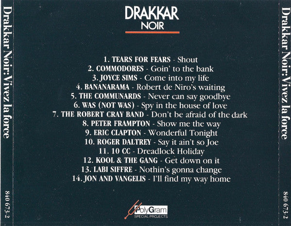 Various : Drakkar Noir: Vivez La Force (CD, Comp, Promo)