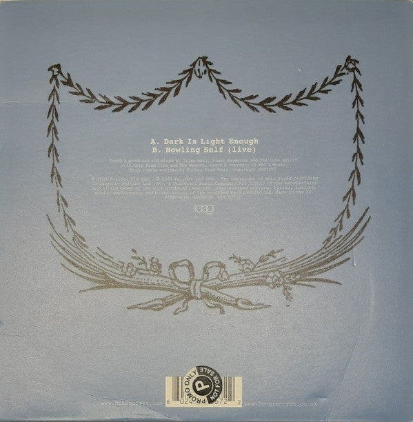 The Duke Spirit : Dark Is Light Enough (7", Whi)