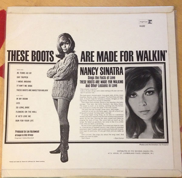 Nancy Sinatra : Boots (LP, Album, Mono)