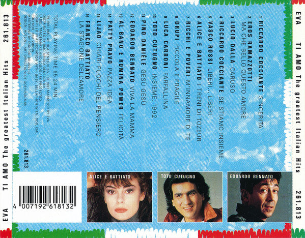 Various : Ti Amo The Greatest Italian Hits (CD, Comp)
