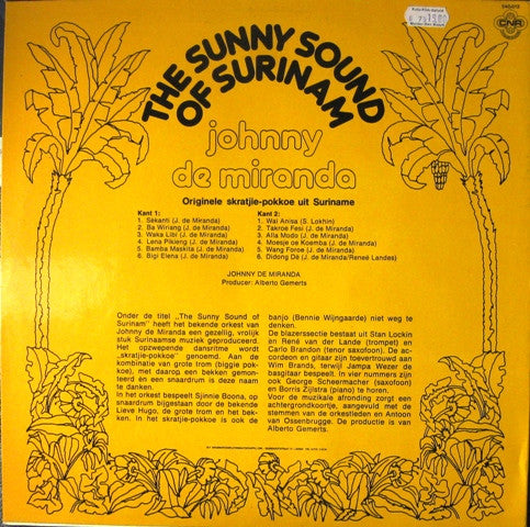 Johnny Miranda : The Sunny Sound Of Surinam (LP, Blu)