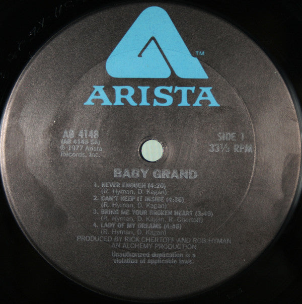 Baby Grand (3) : Baby Grand (LP, Album, Ter)