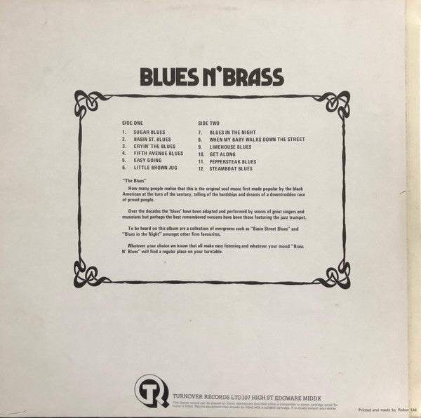 Various : Blues N' Brass (LP, Comp)