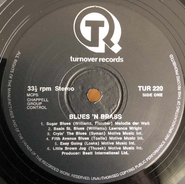 Various : Blues N' Brass (LP, Comp)