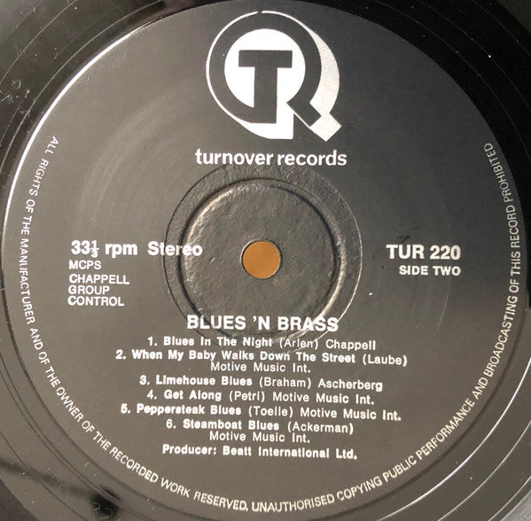 Various : Blues N' Brass (LP, Comp)