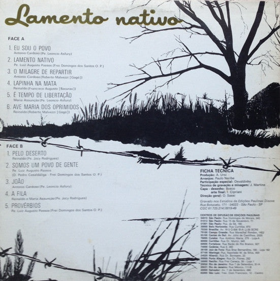 Various : Lamento Nativo (LP, Album)