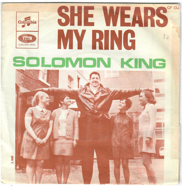 Solomon King : She Wears My Ring (7", Single)