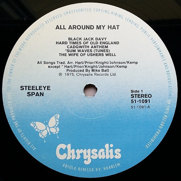 Steeleye Span : All Around My Hat (LP, Album, RP)