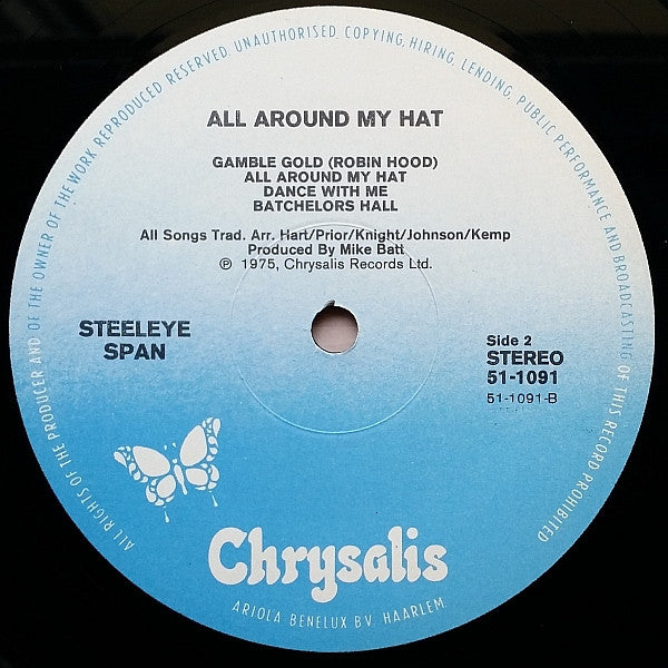 Steeleye Span : All Around My Hat (LP, Album, RP)