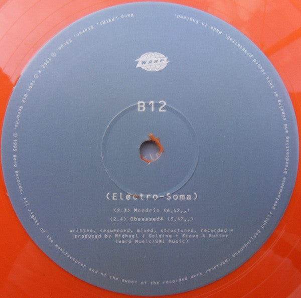B12 : Electro-Soma (2xLP, Album, Ltd, Num, Ora)