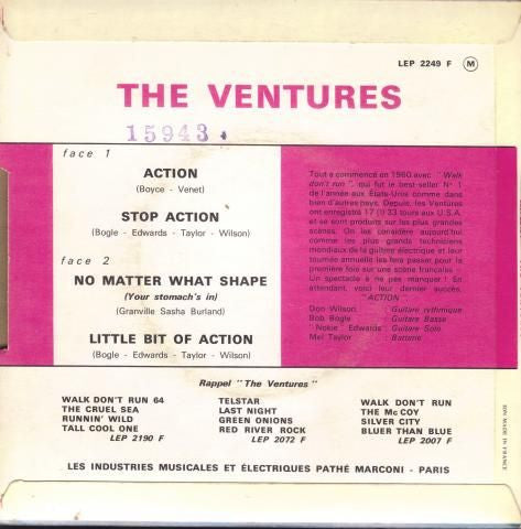 The Ventures : Action  (7", EP)