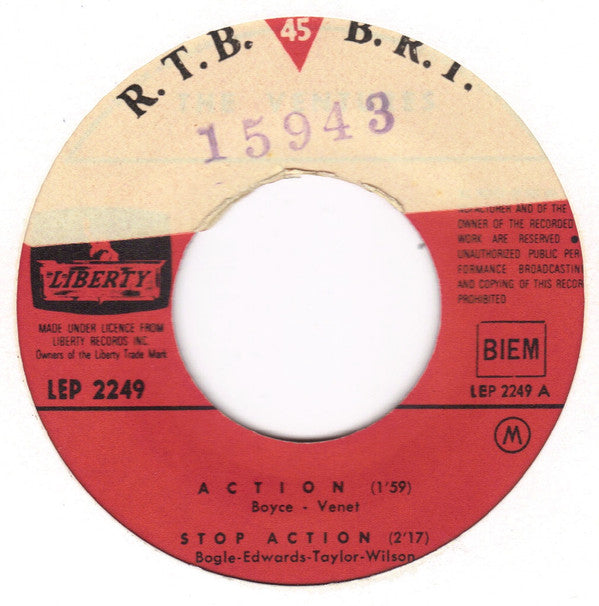 The Ventures : Action  (7", EP)