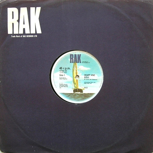 Exile (7) : Heart And Soul / Your Love Is Everything (12")