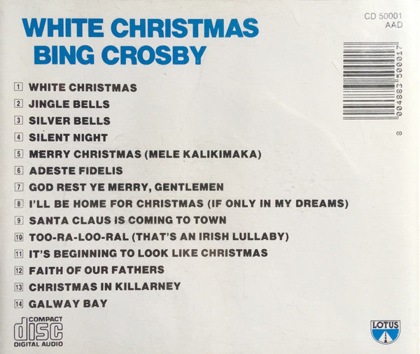 Bing Crosby : White Christmas (CD, RE)