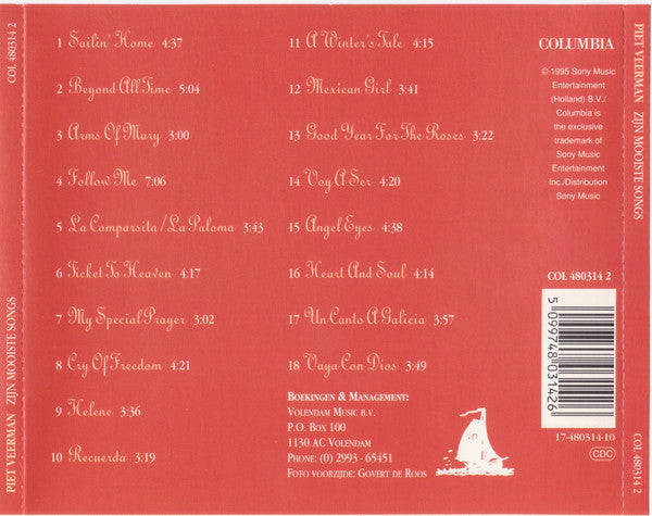 Piet Veerman : Zijn Mooiste Songs (CD, Comp)