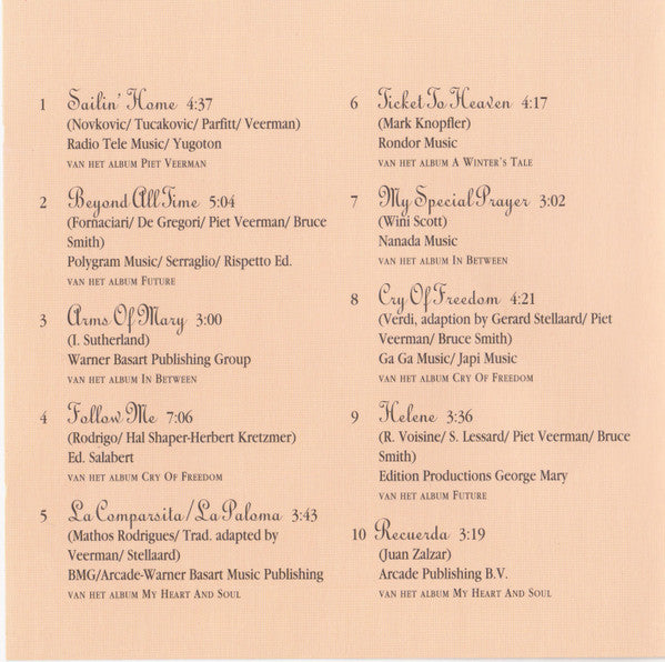 Piet Veerman : Zijn Mooiste Songs (CD, Comp)