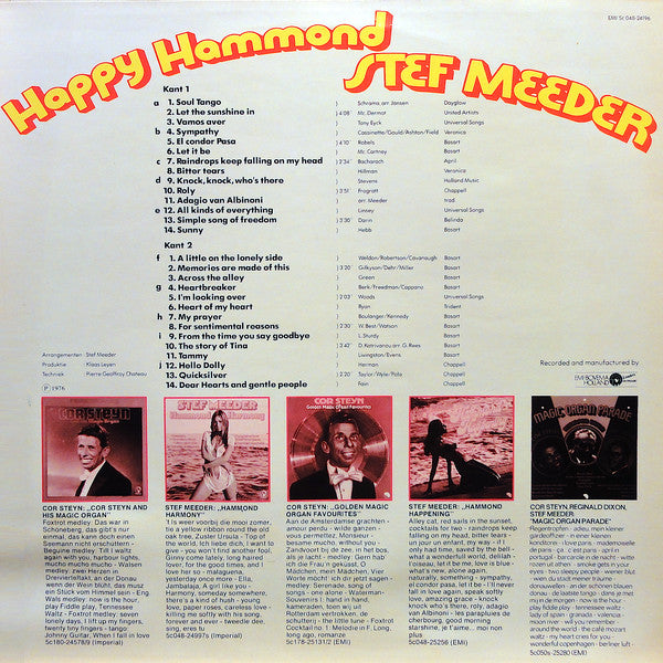 Stef Meeder : Happy Hammond (LP, Album, RP)