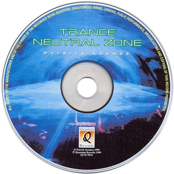 Patrick Kosmos : Trance Neutral Zone (CD, Album)