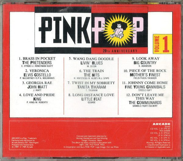 Various : Pinkpop 20th Anniversary Vol. 1 (CD, Comp)